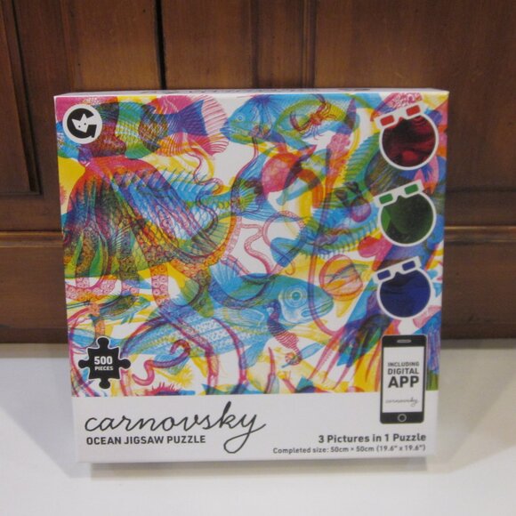 Ocean Jigsaw Puzzle Carnovsky 500 piece by Ginger Fox - Picture 1 of 4